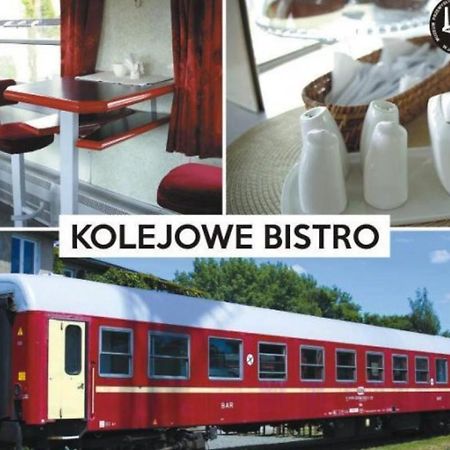 Wagony Sypialne W Muzeum Kolejnictwa Hotell Jaworzyna Slaska Exteriör bild